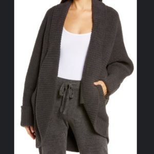 Barefoot dreams cozychic cocoon cardigan carbon gray size S/M